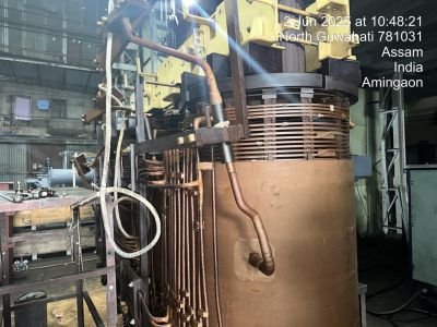 DAMAGED COPPER WINDING WITH INSULATION OF TRANSFORMER 20 MVA APPROX. 4MT.